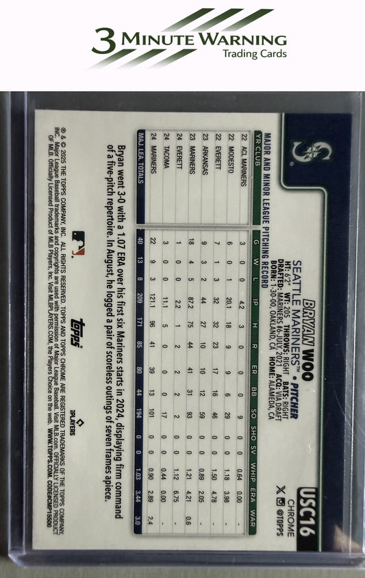 2025 Topps Chrome Update #USC16 Bryan Woo