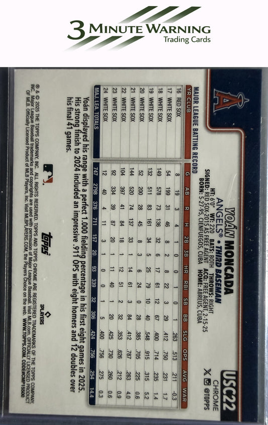 2025 Topps Chrome Update #USC22 Yoán Moncada