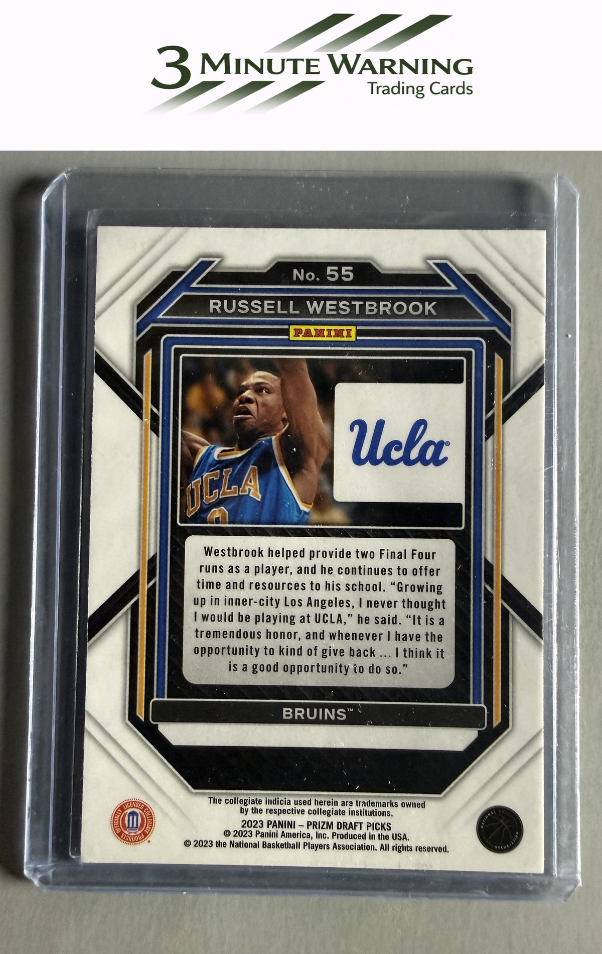 2023 Panini Prizm Draft Picks #55 Russell Westbrook