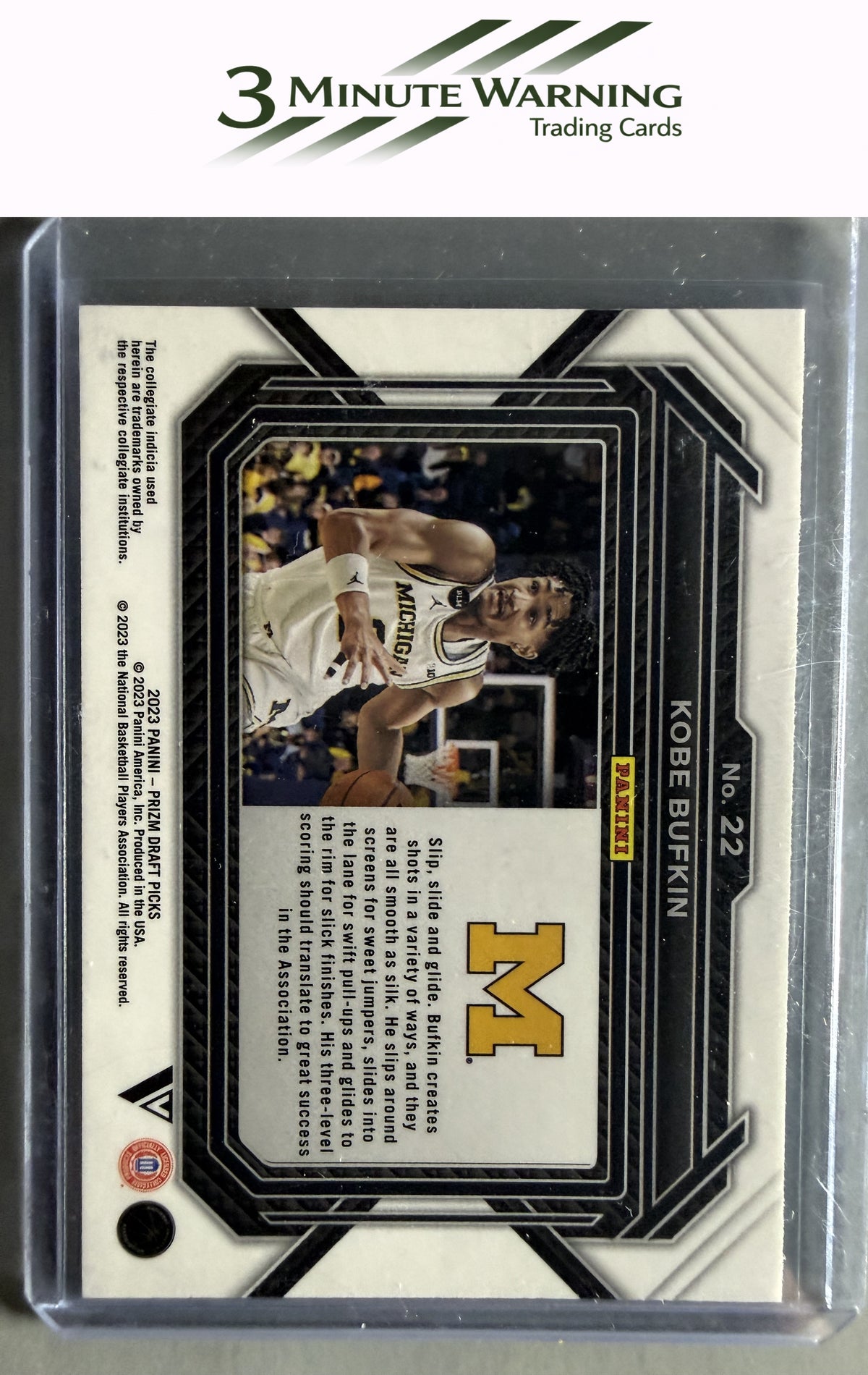 2023 Panini Prizm Draft Picks #22b Kobe Bufkin