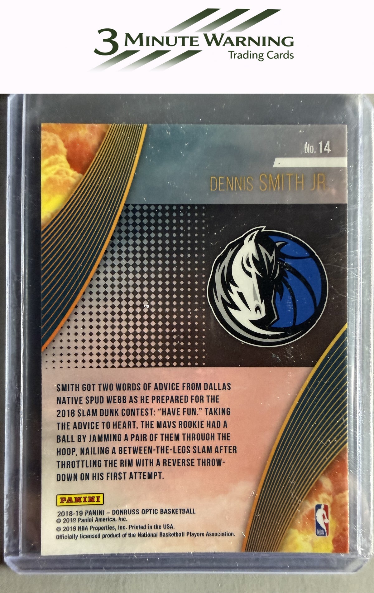 2018-19 Donruss Optic #14 Dennis Smith Jr. All Clear for Takeoff
