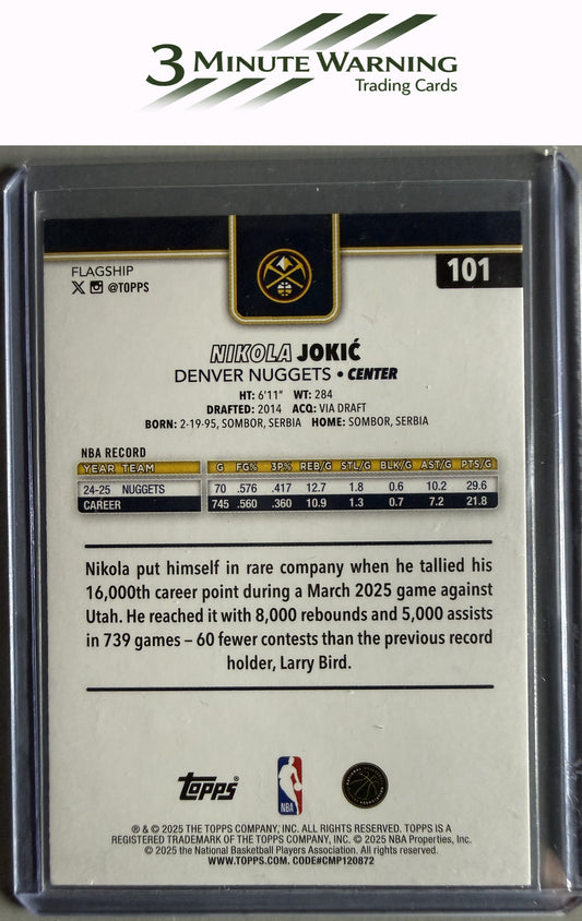 2025-26 Topps #101 Nikola Jokić