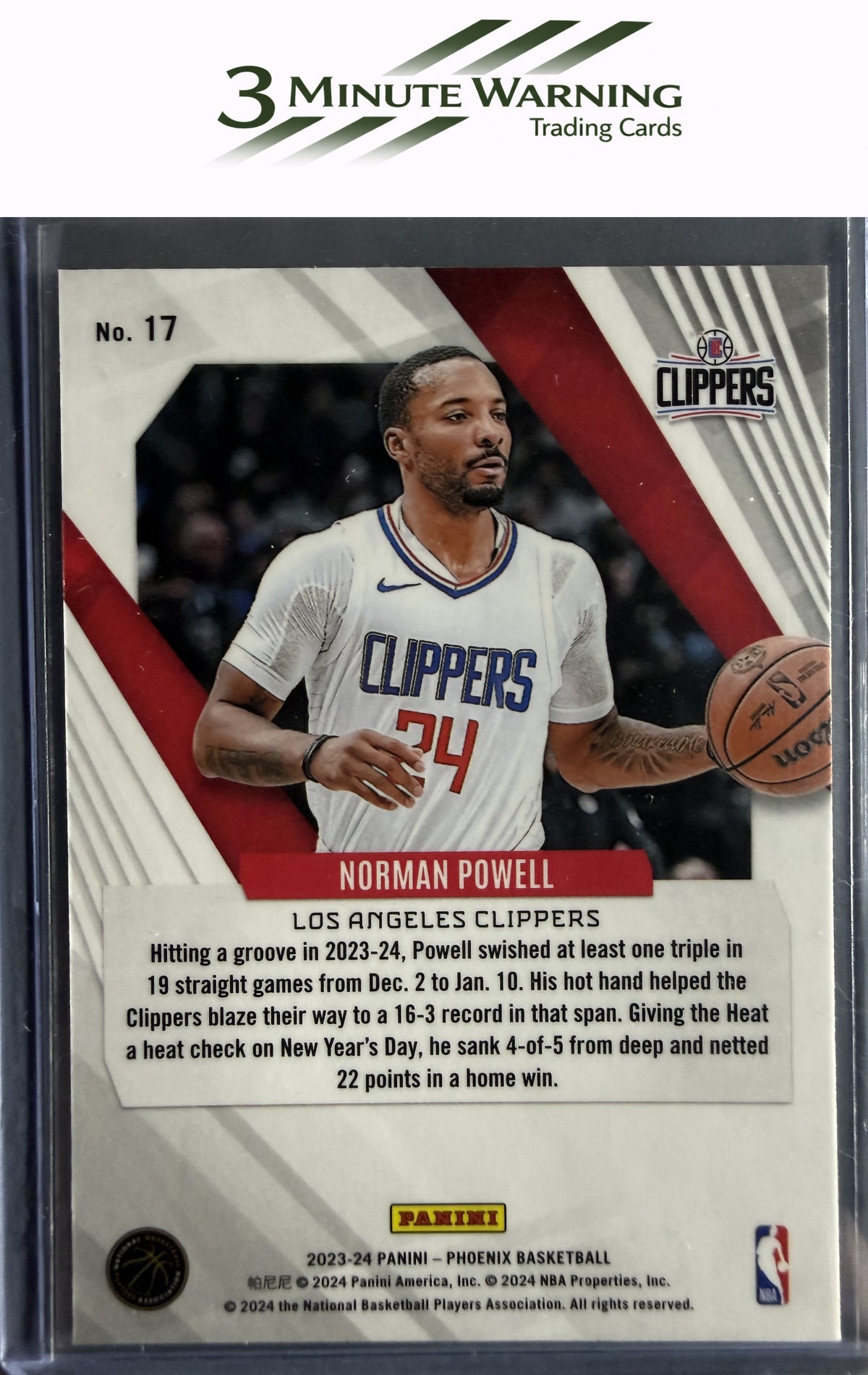 2023-24 Panini Phoenix #17 Norman Powell