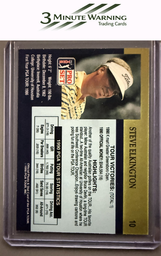 1990 Pro Set PGA Tour #10 Steve Elkington