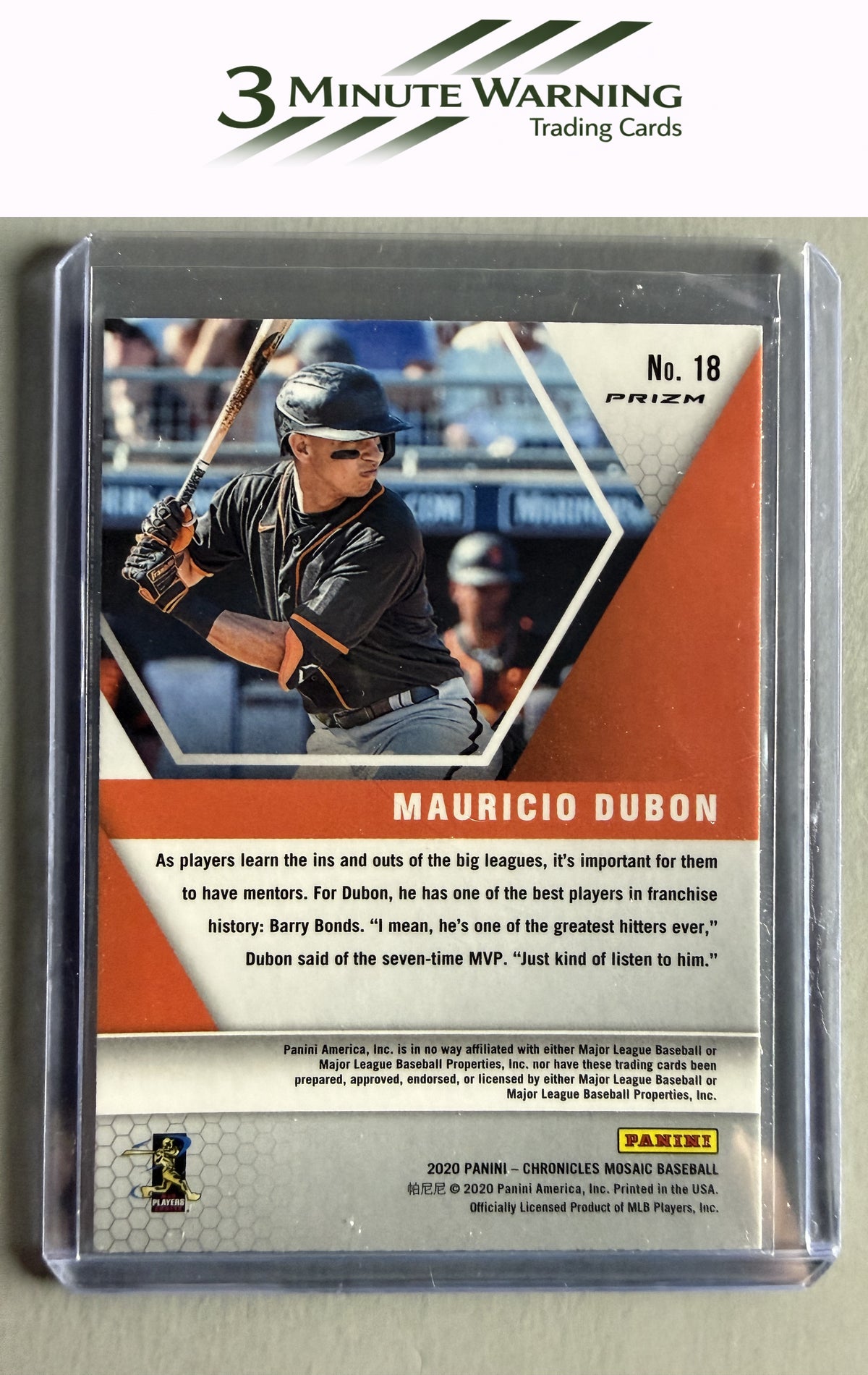 2020 Panini Chronicles #18 Mauricio Dubon Mosaic Prizm Silver