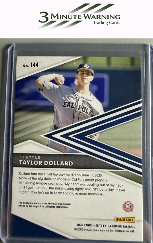 2020 Panini Elite Extra Edition #144 Taylor Dollard #/999