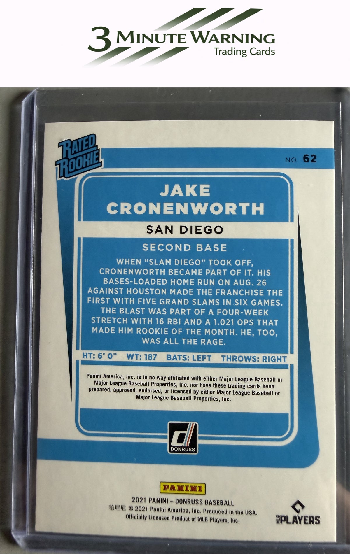 2021 Donruss #62 Jake Cronenworth