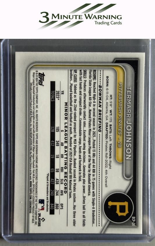 2024 Bowman #BCP-24 Termarr Johnson Chrome Prospects