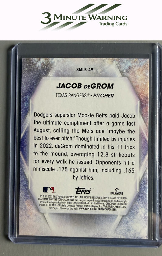 2023 Topps #SMLB-49 Jacob deGrom Stars of MLB
