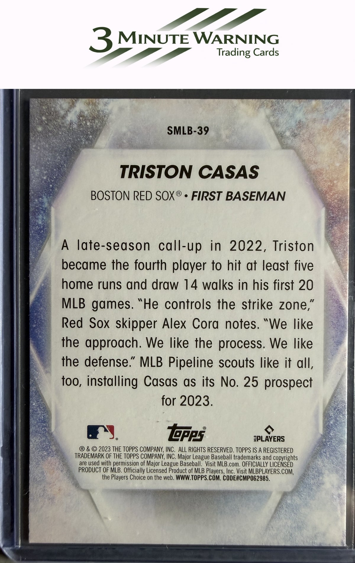 2023 Topps #SMLB-39 Triston Casas Stars of MLB