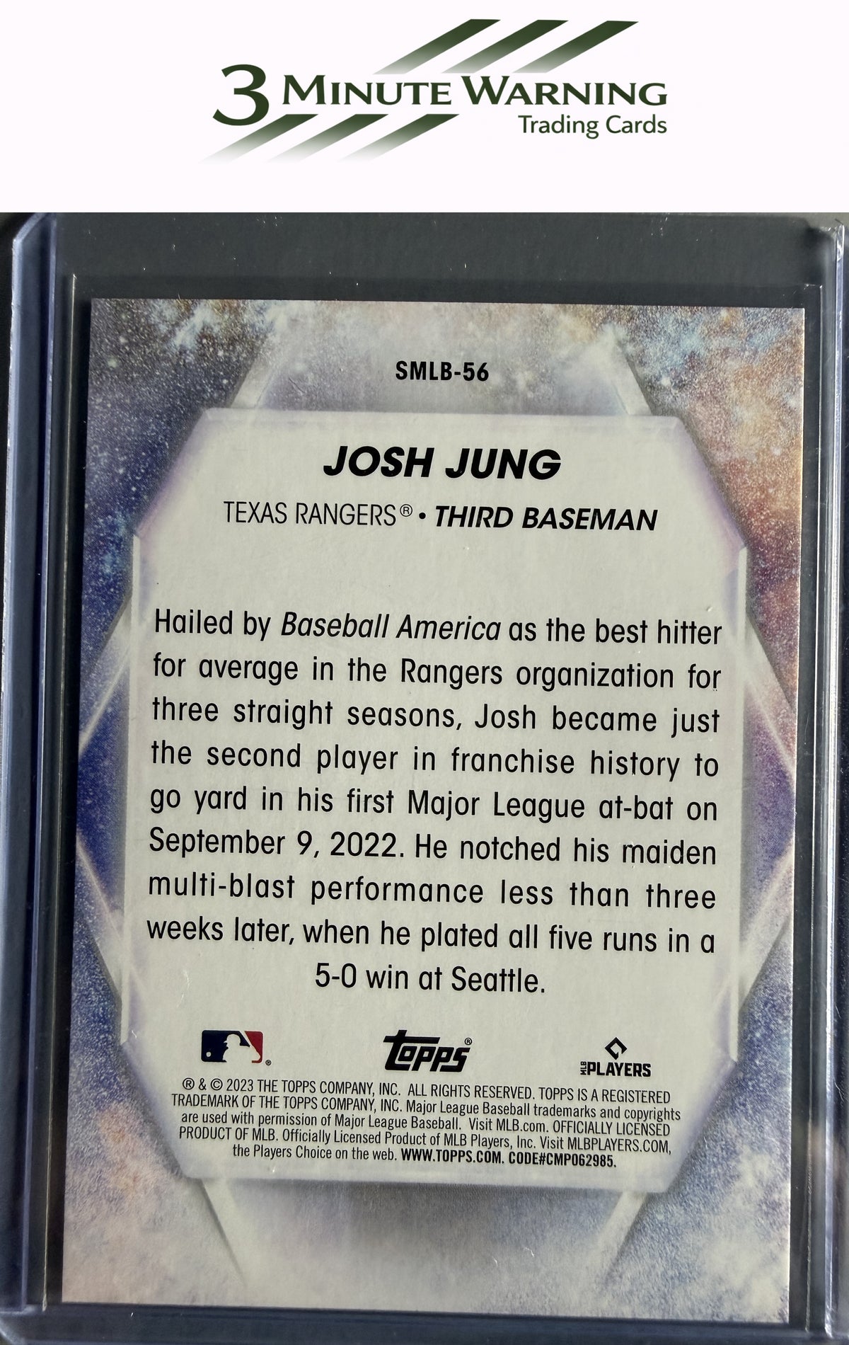 2023 Topps #SMLB-56 Josh Jung Stars of MLB