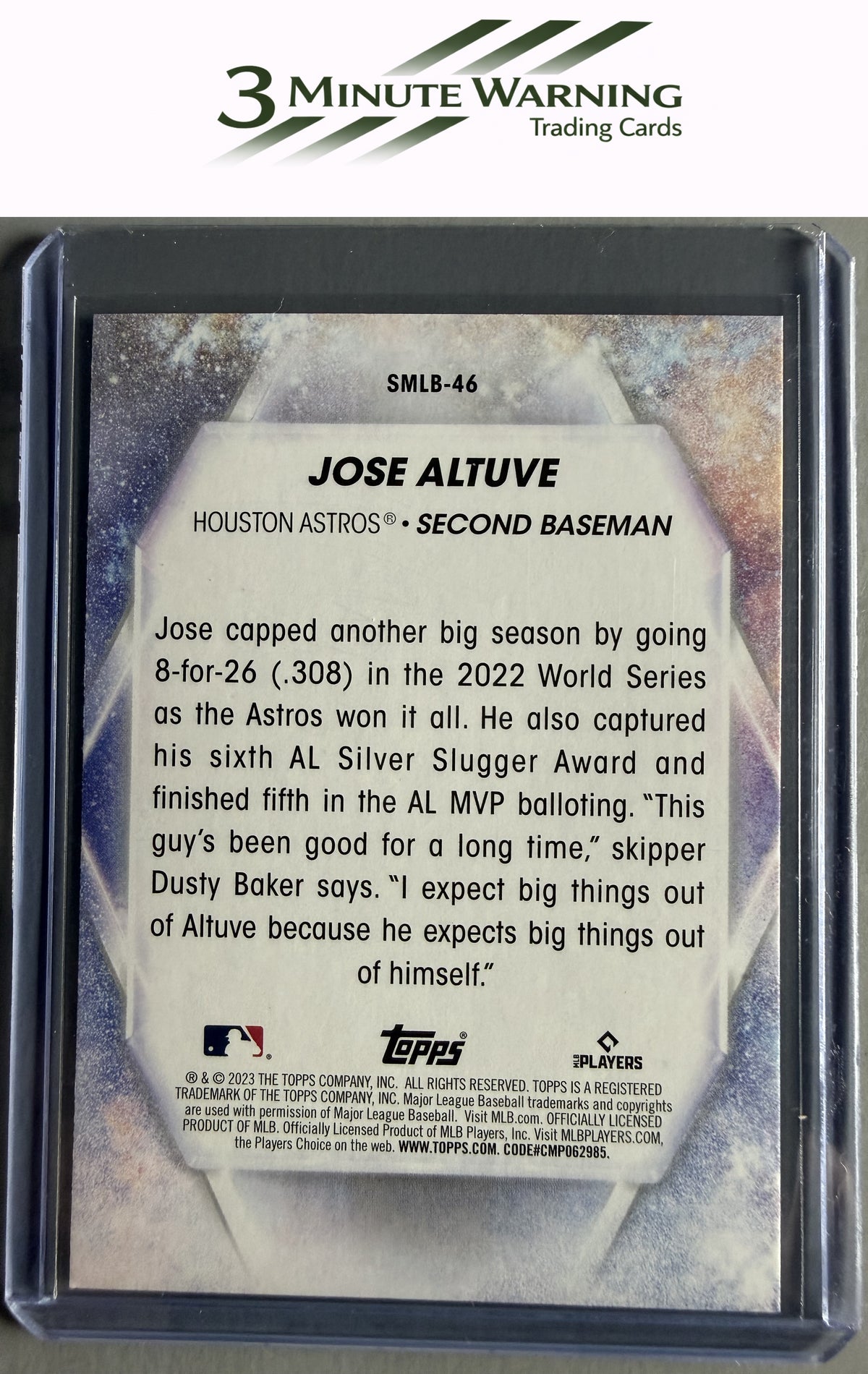 2023 Topps #SMLB-46 Jose Altuve Stars of MLB
