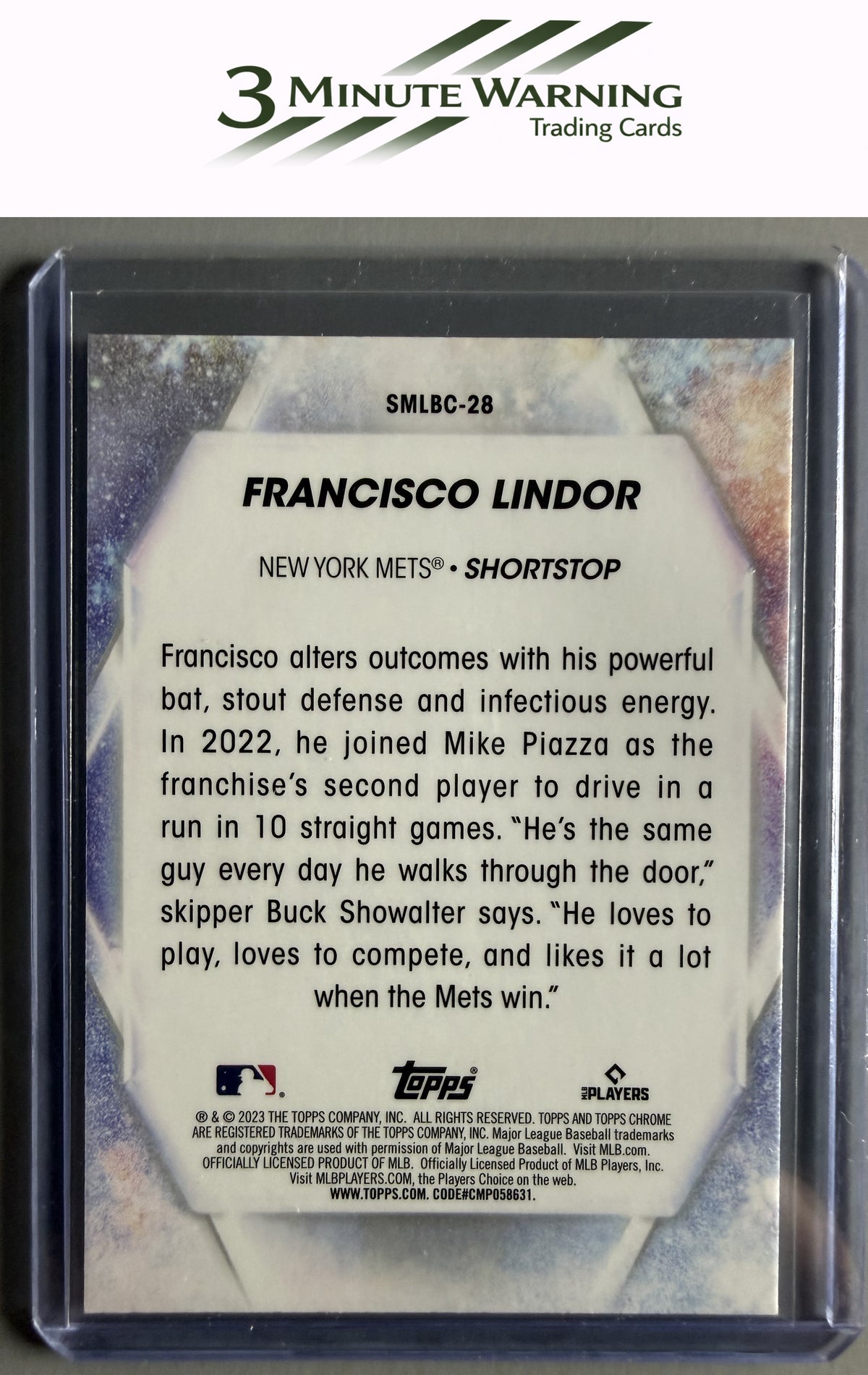 2023 Topps #SMLB-28 Francisco Lindor Stars of MLB
