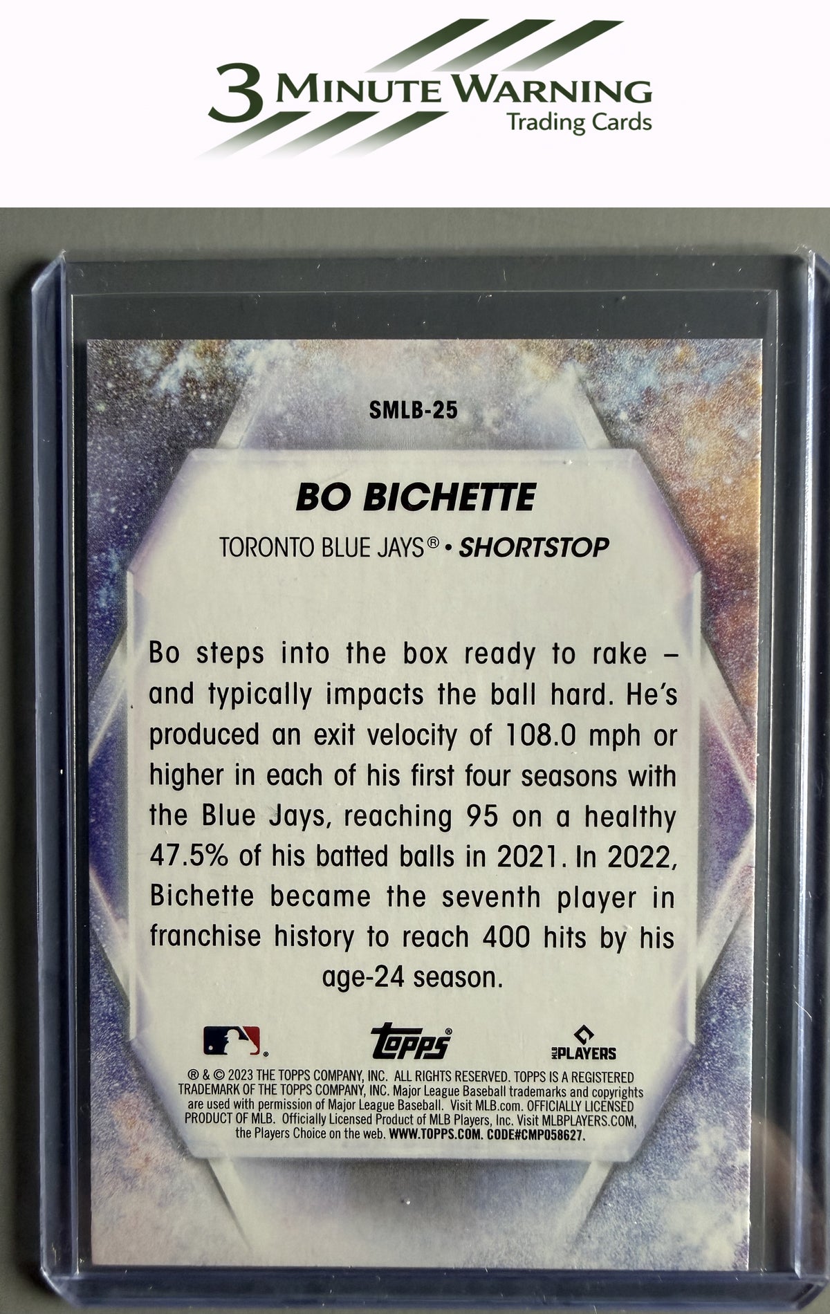2023 Topps #SMLB-25 Bo Bichette Stars of MLB