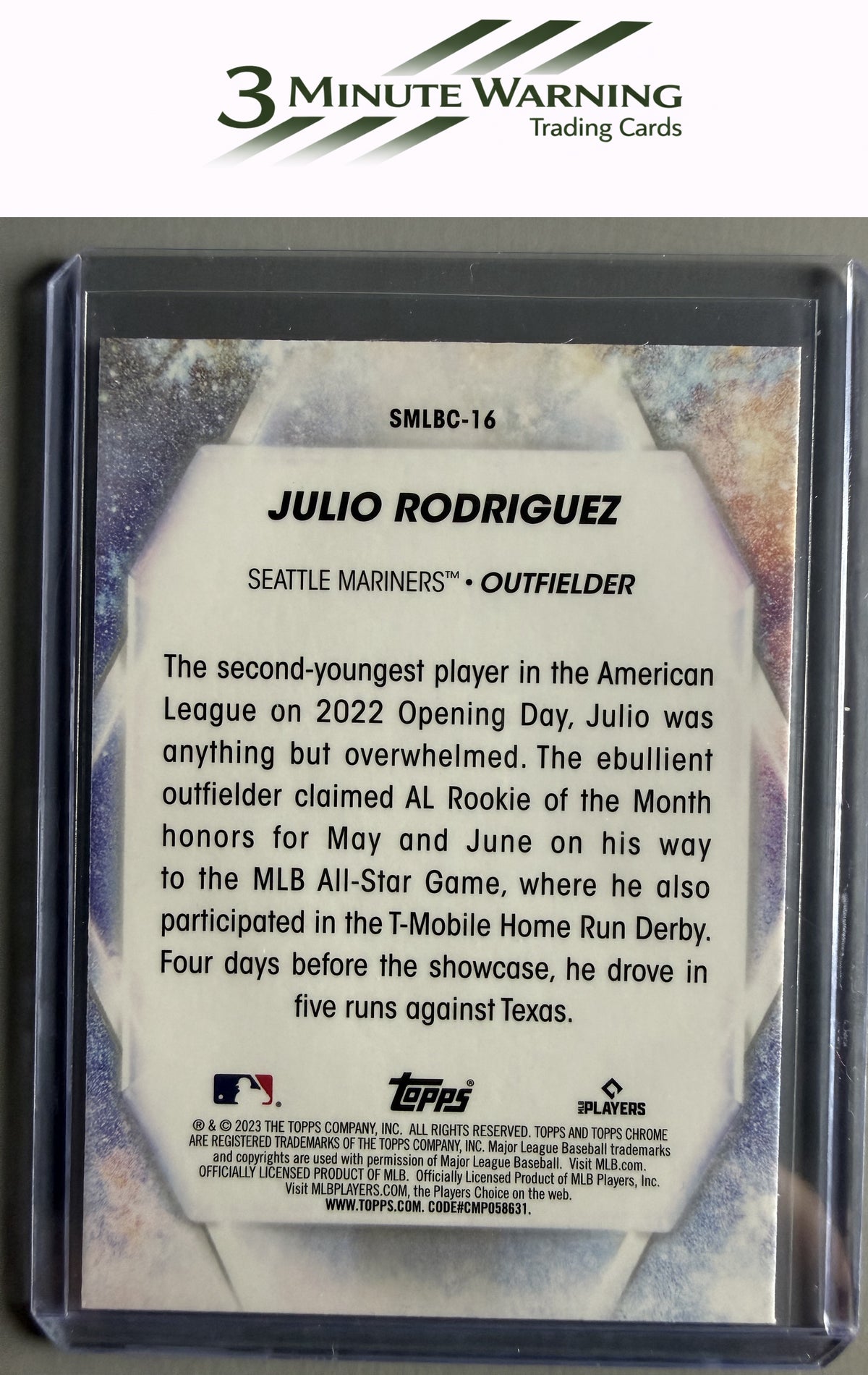 2023 Topps #SMLBC-16 Julio Rodriguez Stars of MLB Chrome