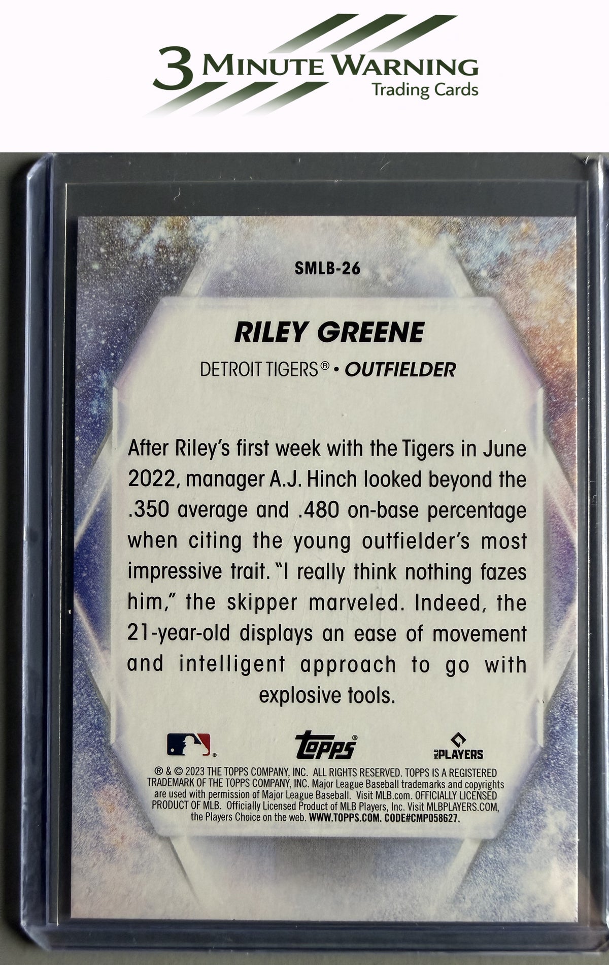 2023 Topps #SMLB-26 Riley Greene Stars of MLB