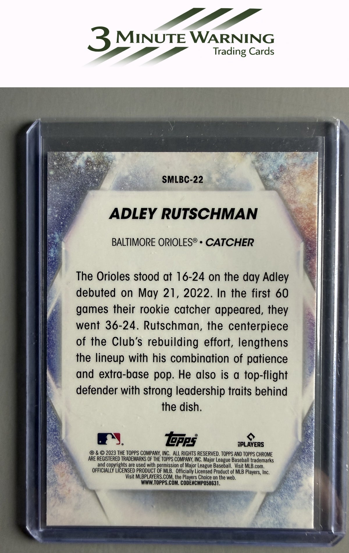 2023 Topps #SMLBC-22 Adley Rutschman Stars of MLB Chrome