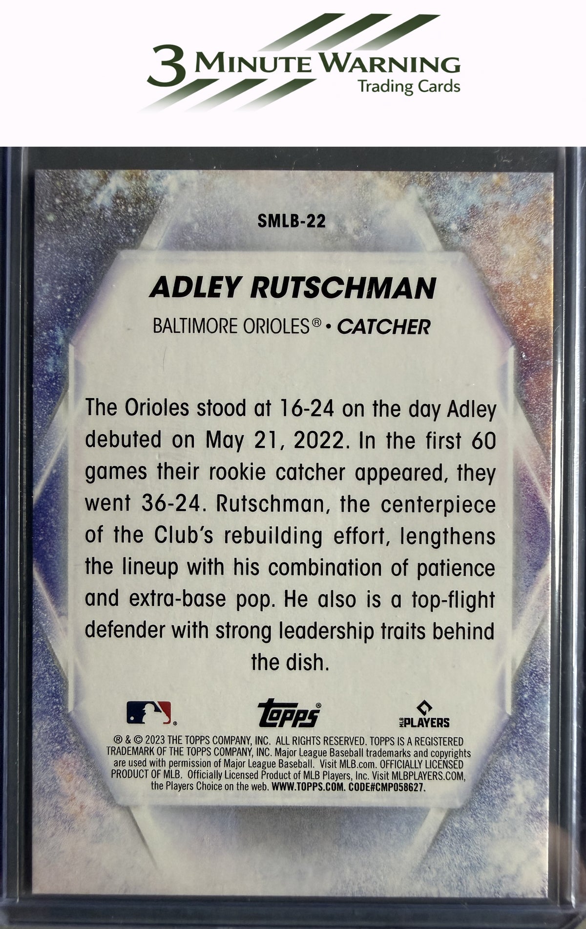 2023 Topps #SMLB-22 Adley Rutschman Stars of MLB