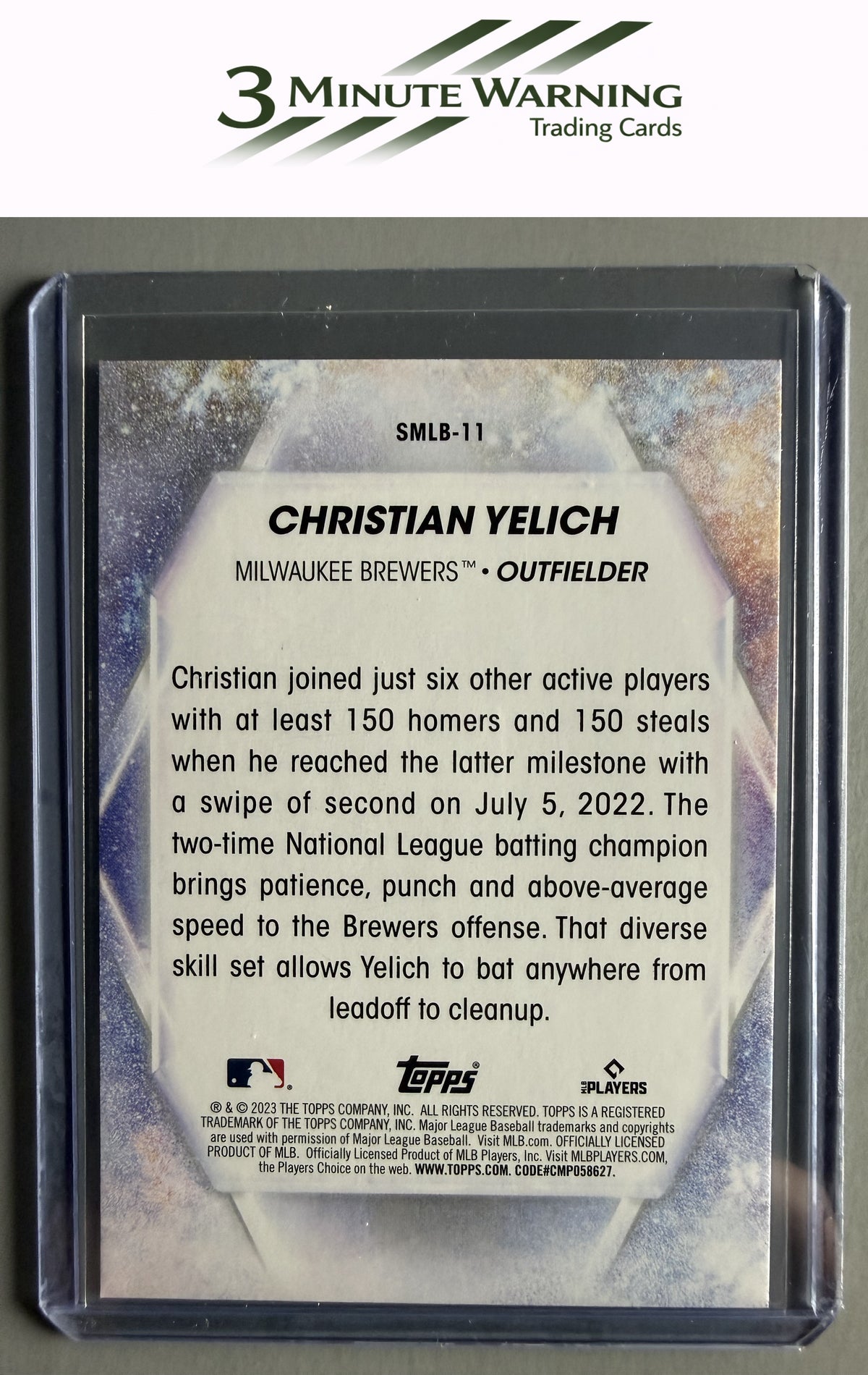 2023 Topps #SMLB-11 Christian Yelich Stars of MLB