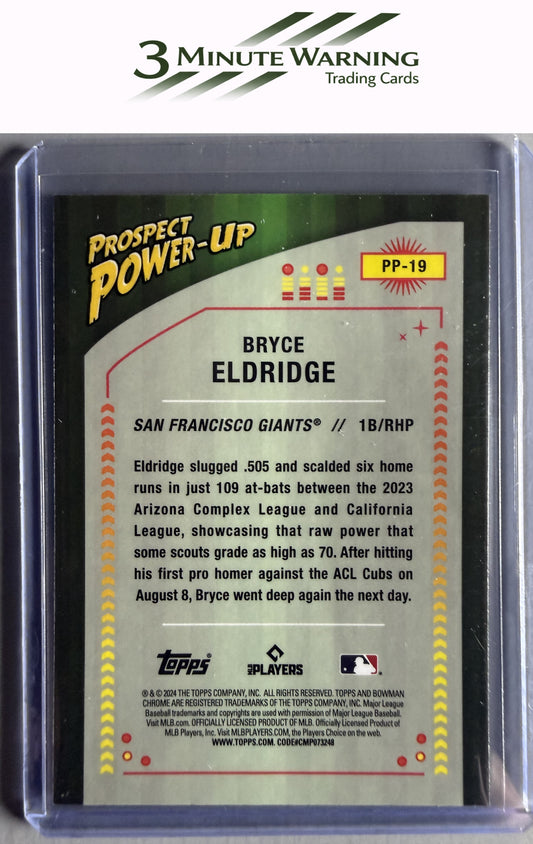 2024 Bowman #PP-19 Bryce Eldridge Prospect Power-Up