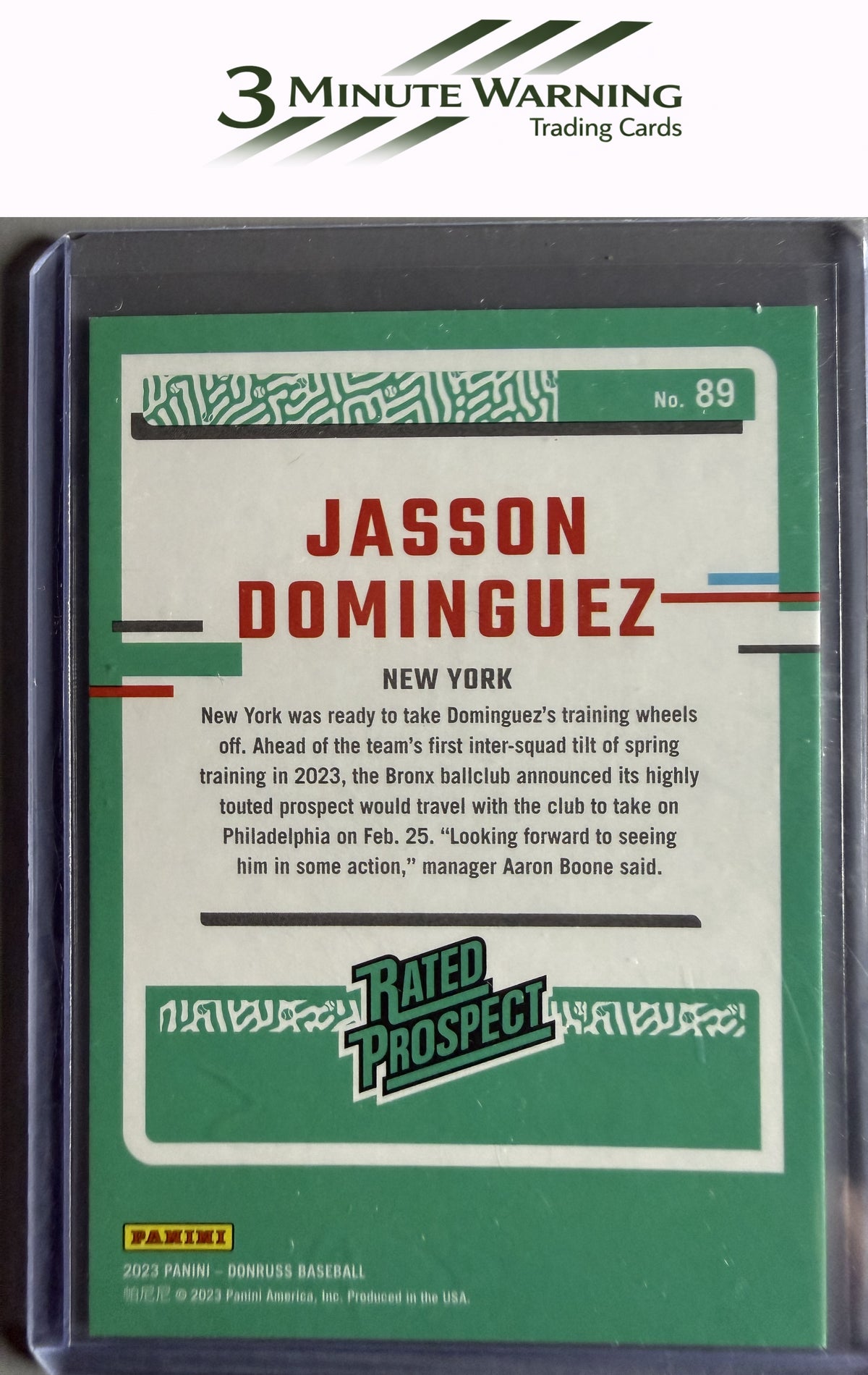 2023 Donruss #89 Jasson Dominguez