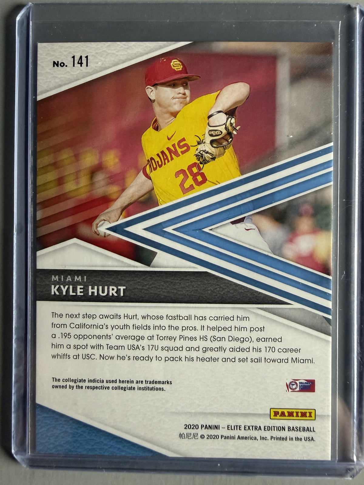 2020 Panini Elite Extra Edition #141 Kyle Hurt Turn of the Century #/120