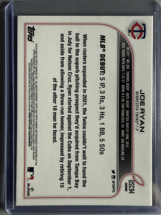2022 Topps Chrome Update #USC94 Joe Ryan