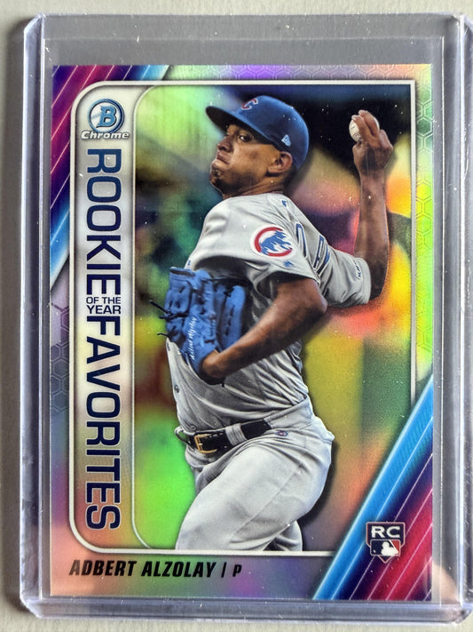 2020 Bowman #ROYF-AA Adbert Alzolay Chrome Rookie of the Year Favorites