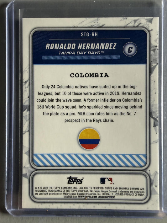 2020 Bowman #STG-RH Ronaldo Hernandez Chrome Spanning the Globe