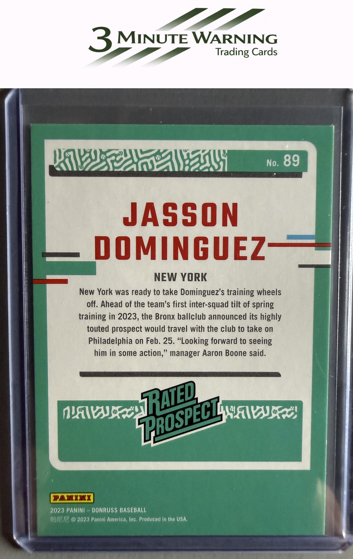 2023 Donruss #89 Jasson Dominguez