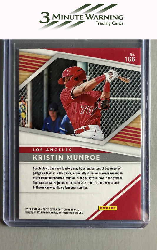 2022 Panini Elite Extra Edition #166 Kristin Munroe Status Green #/499