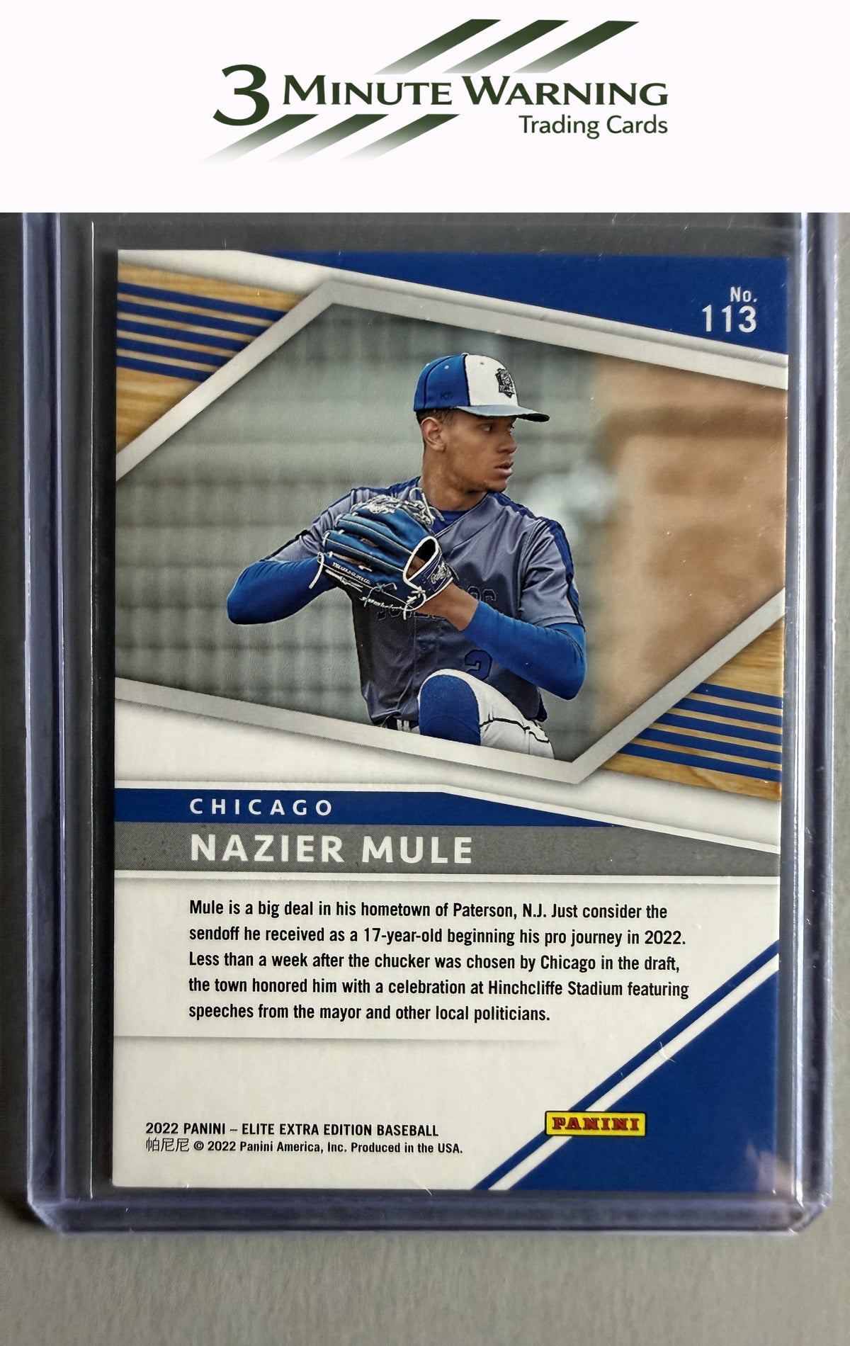 2022 Panini Elite Extra Edition #113 Nazier Mule #/999