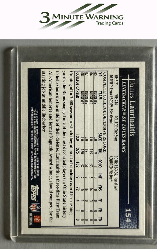 2009 Topps Kickoff #154 James Laurinaitis
