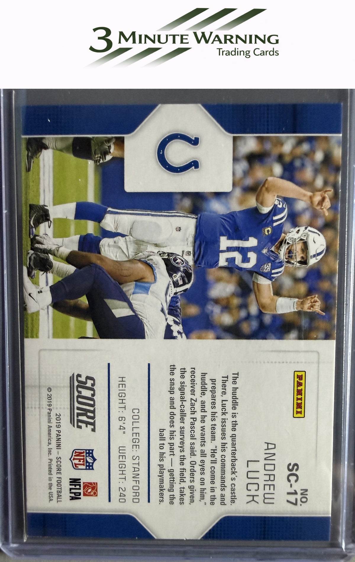 2019 Score #SC-17 Andrew Luck Signal-Callers