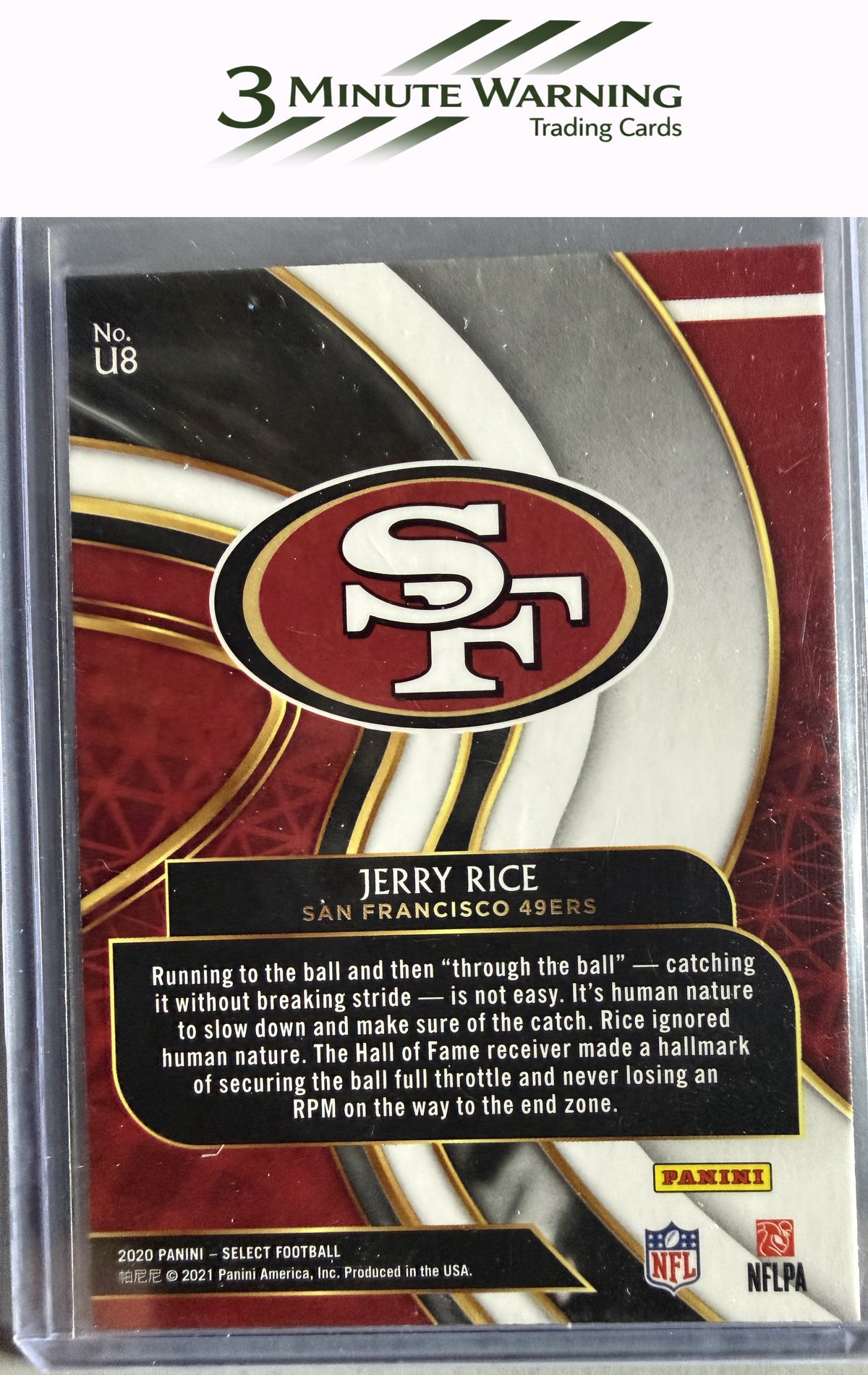 2020 Panini Select #U8 Jerry Rice Unbreakable