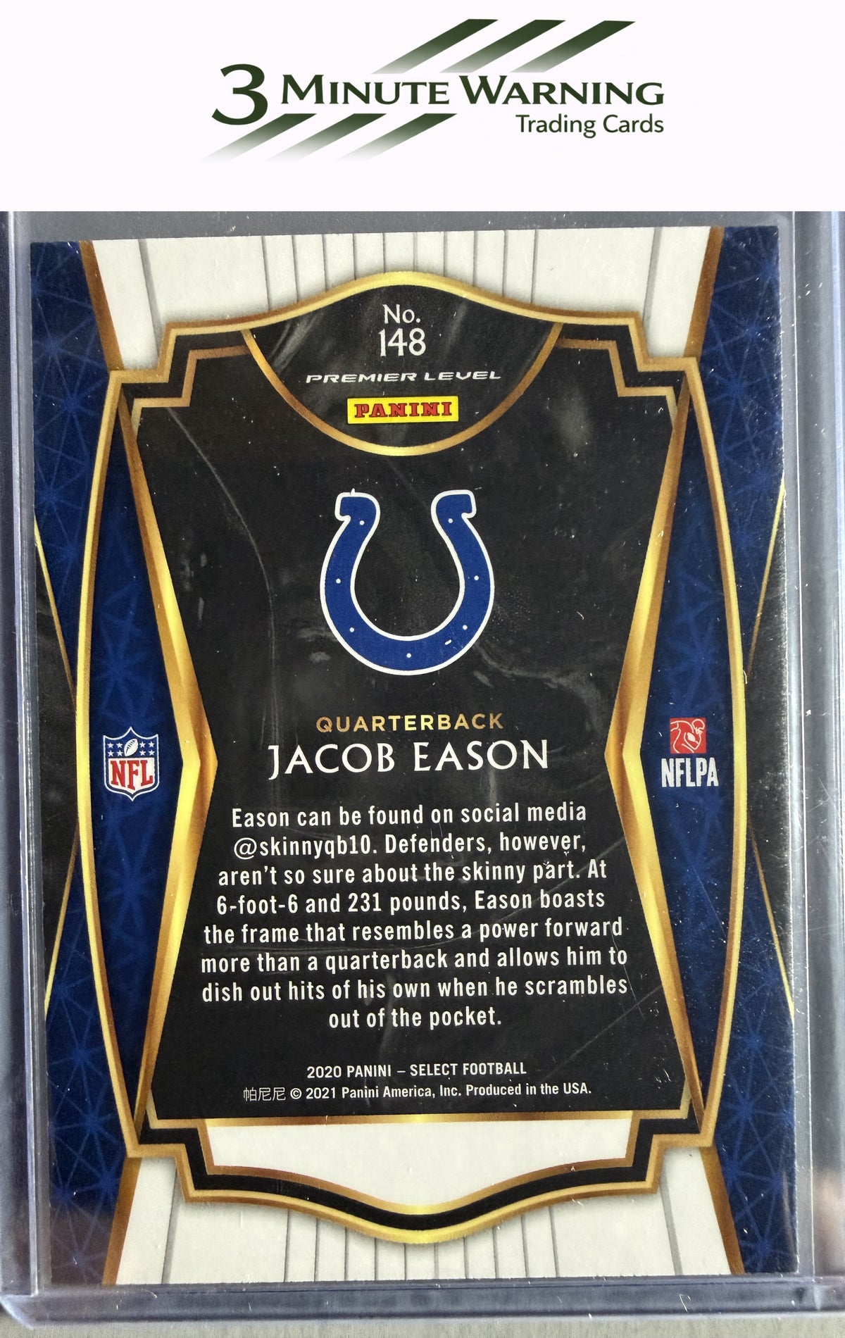 2020 Panini Select #148 Jacob Eason