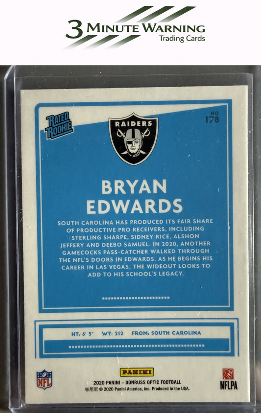 2020 Donruss Optic #178 Bryan Edwards