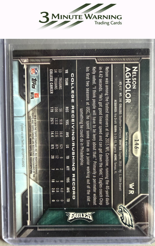 2015 Topps Chrome #146 Nelson Agholor