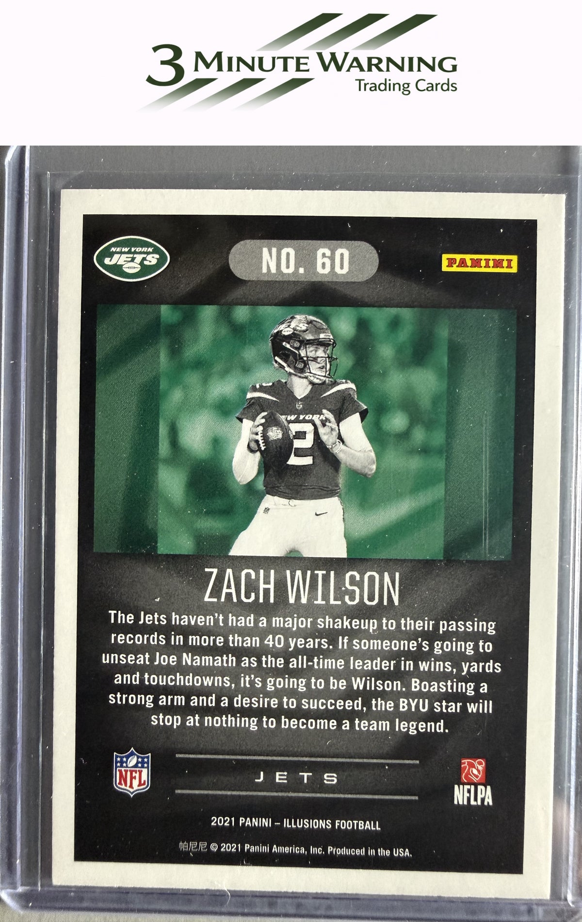 2021 Panini Illusions #60 Zach Wilson