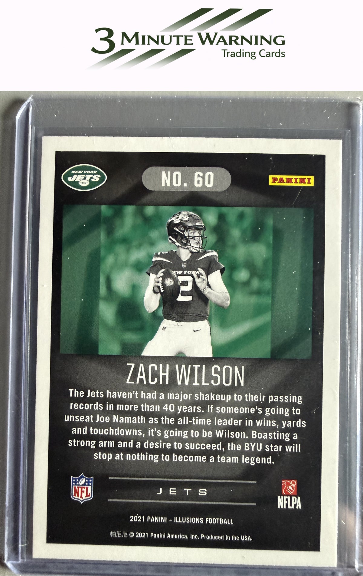 2021 Panini Illusions #60 Zach Wilson