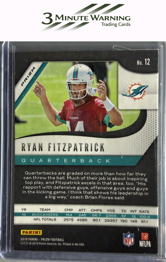 2019 Panini Prizm #12 Ryan Fitzpatrick Red White and Blue