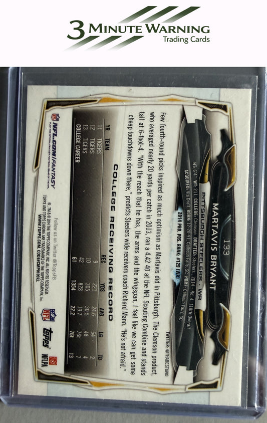2014 Topps Chrome #133 Martavis Bryant Refractor