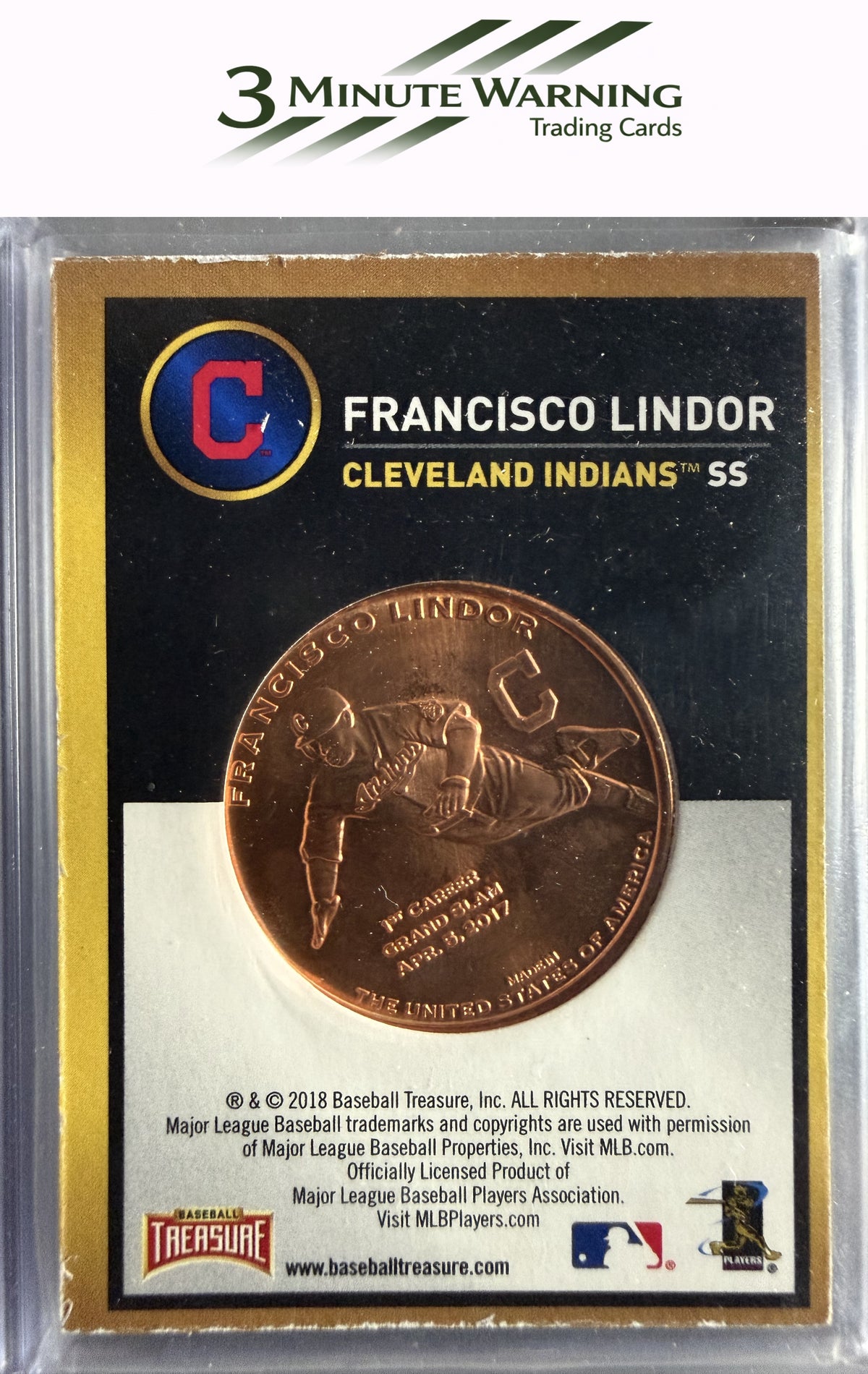 2018 Baseball Treasure #NNO Francisco Lindor