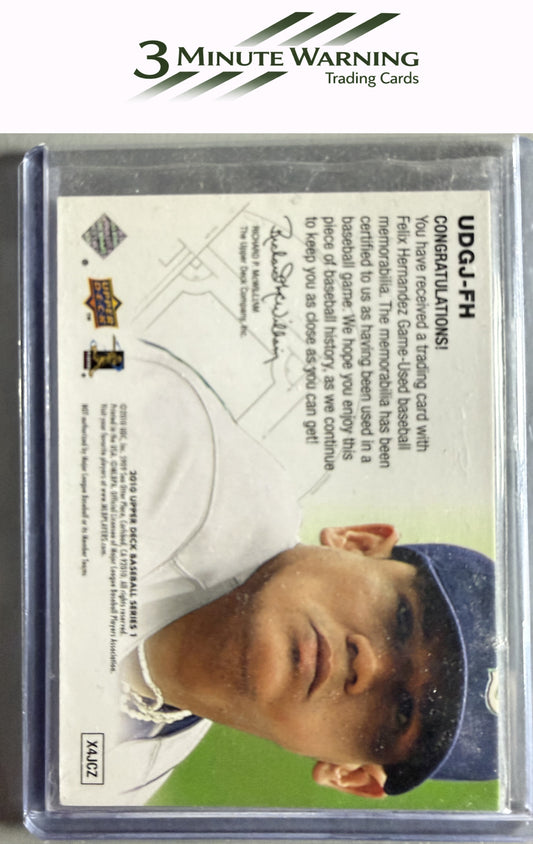 2010 Upper Deck #UDGJ-FH Felix Hernandez UD Game Jersey