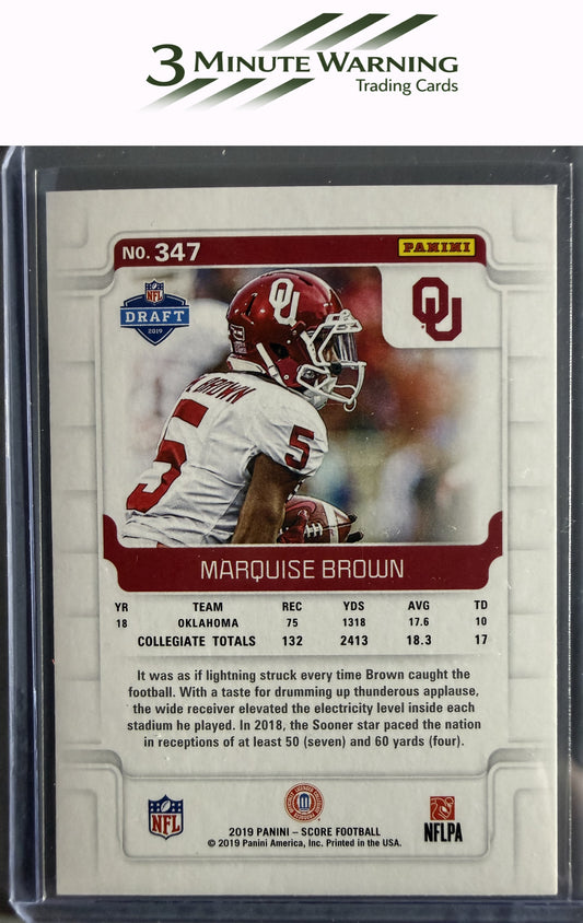 2019 Score #347 Marquise Brown