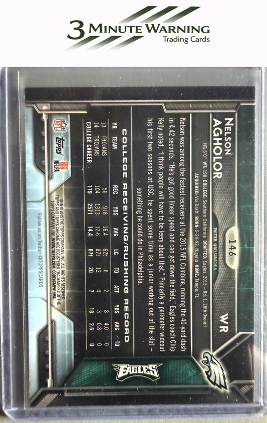 2015 Topps Chrome #146 Nelson Agholor