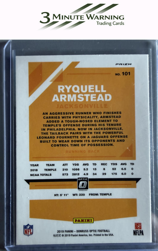 2019 Donruss Optic #101 Ryquell Armstead Bronze