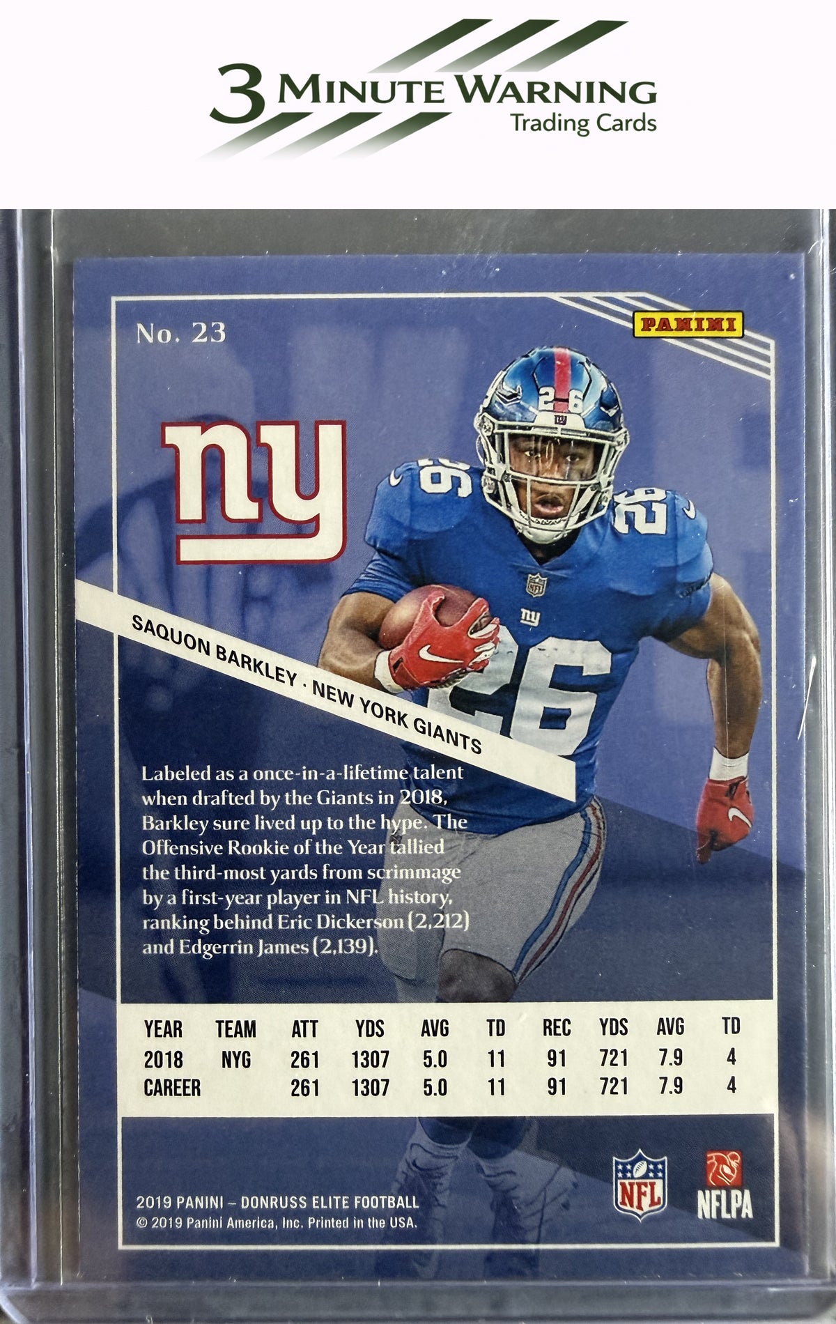 2019 Donruss Elite #23 Saquon Barkley