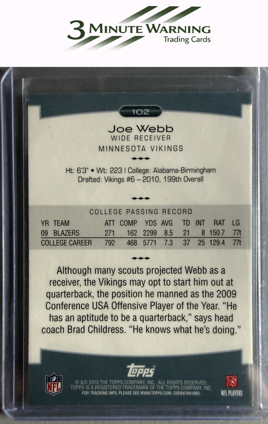 2010 Topps Platinum #102 Joe Webb