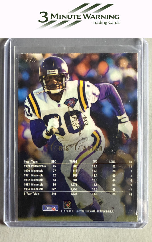 1995 Flair #115 Cris Carter